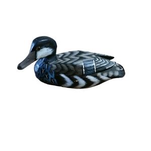 Wooden Duck Decoy 9” The People’s Republic Of China Mallard Hand Painted Vintage